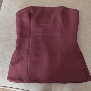 Aritzia Rose Opera Strapless Top